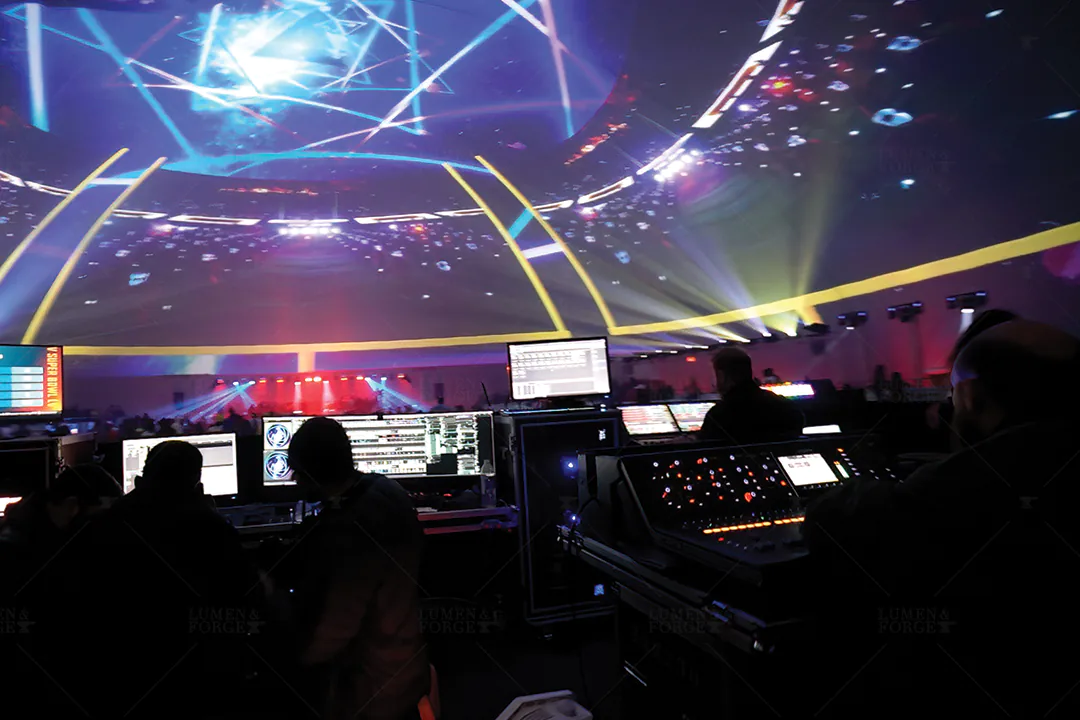 360 projection atlanta dome superbowl