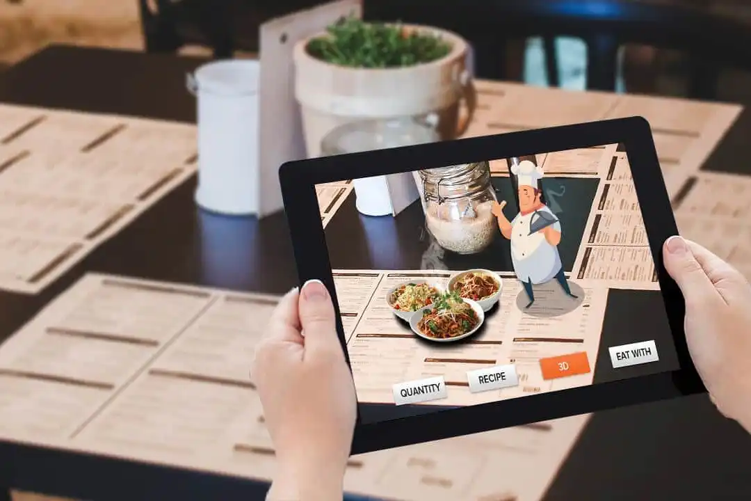 augmented reality menu concept