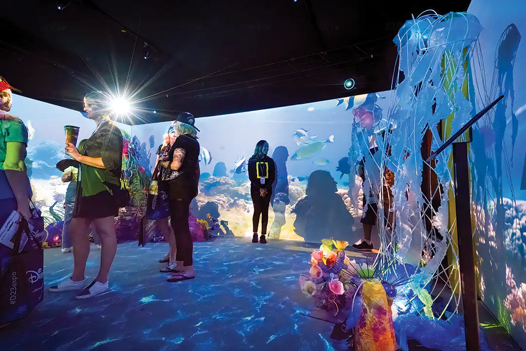 Nat Geo Exhibit at Disney's D23 Convention