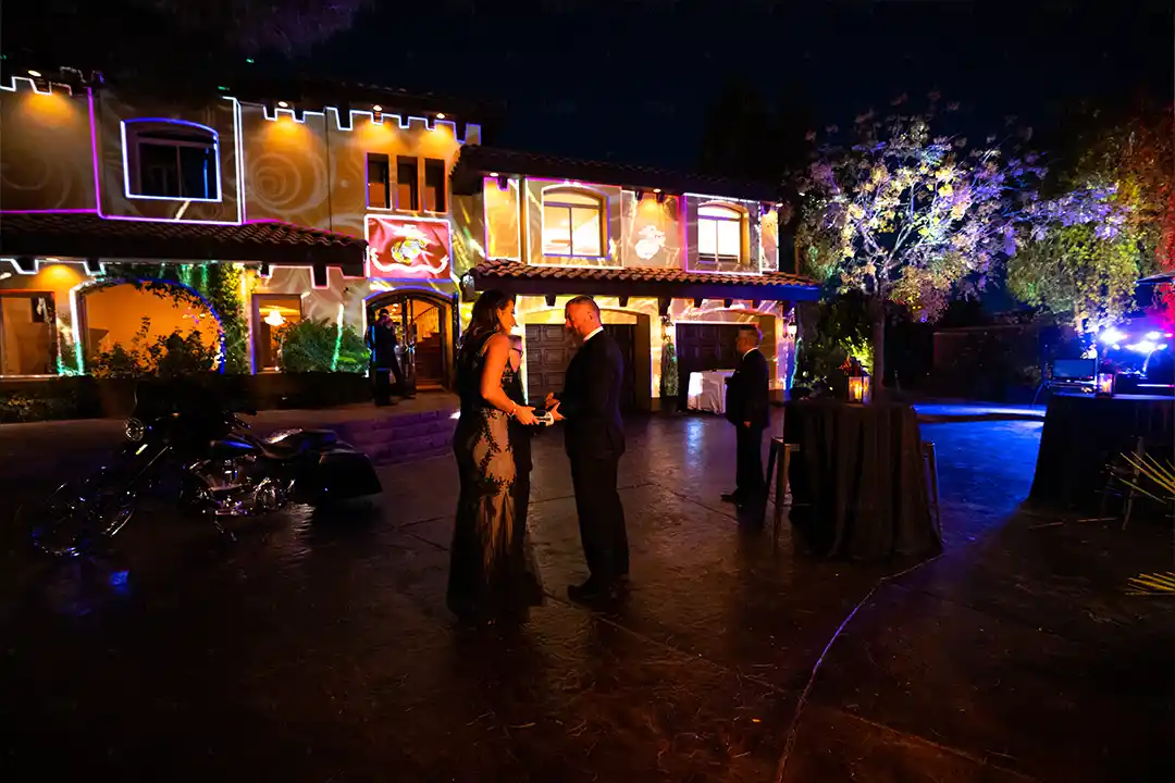 Marine Ball Annual Event - Projection Mapping a Luxury Home