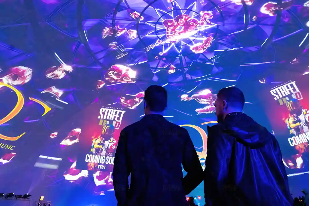 miami largest dome projection event