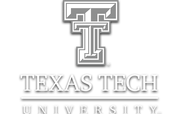 Texas tech university logo white