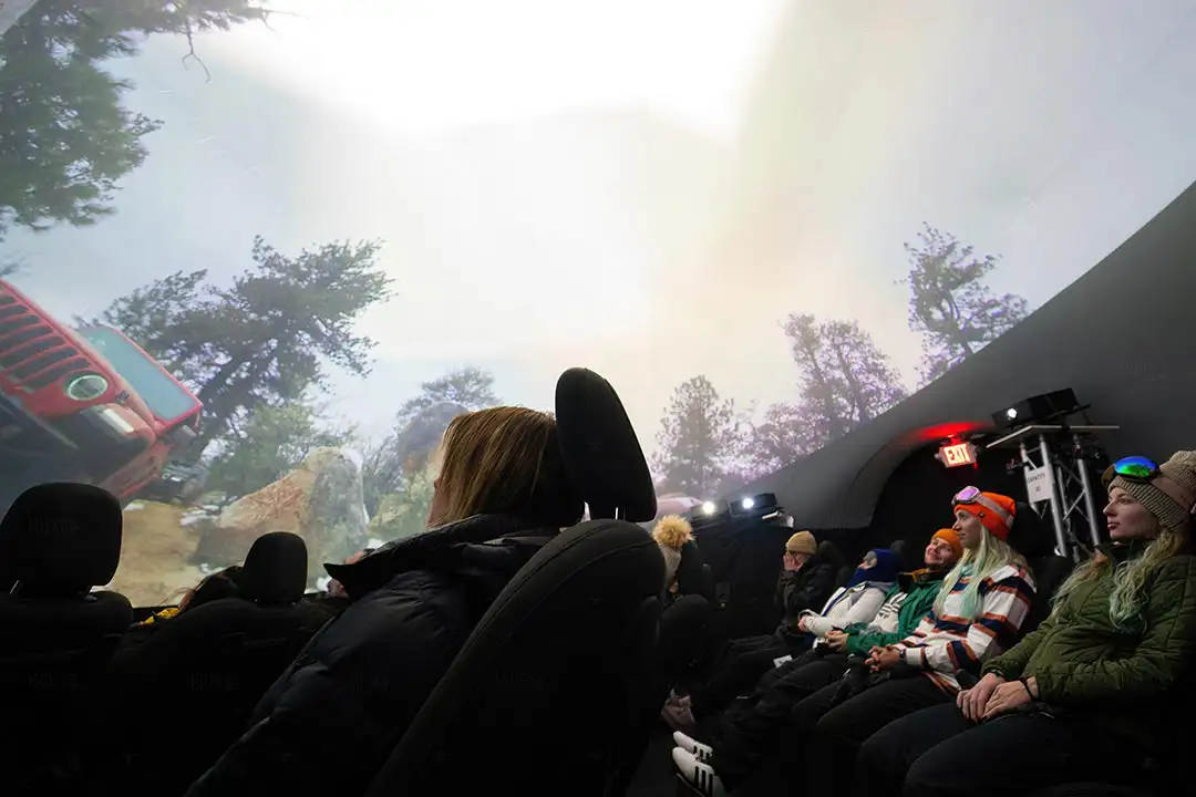 vr dome jeep 4d theater
